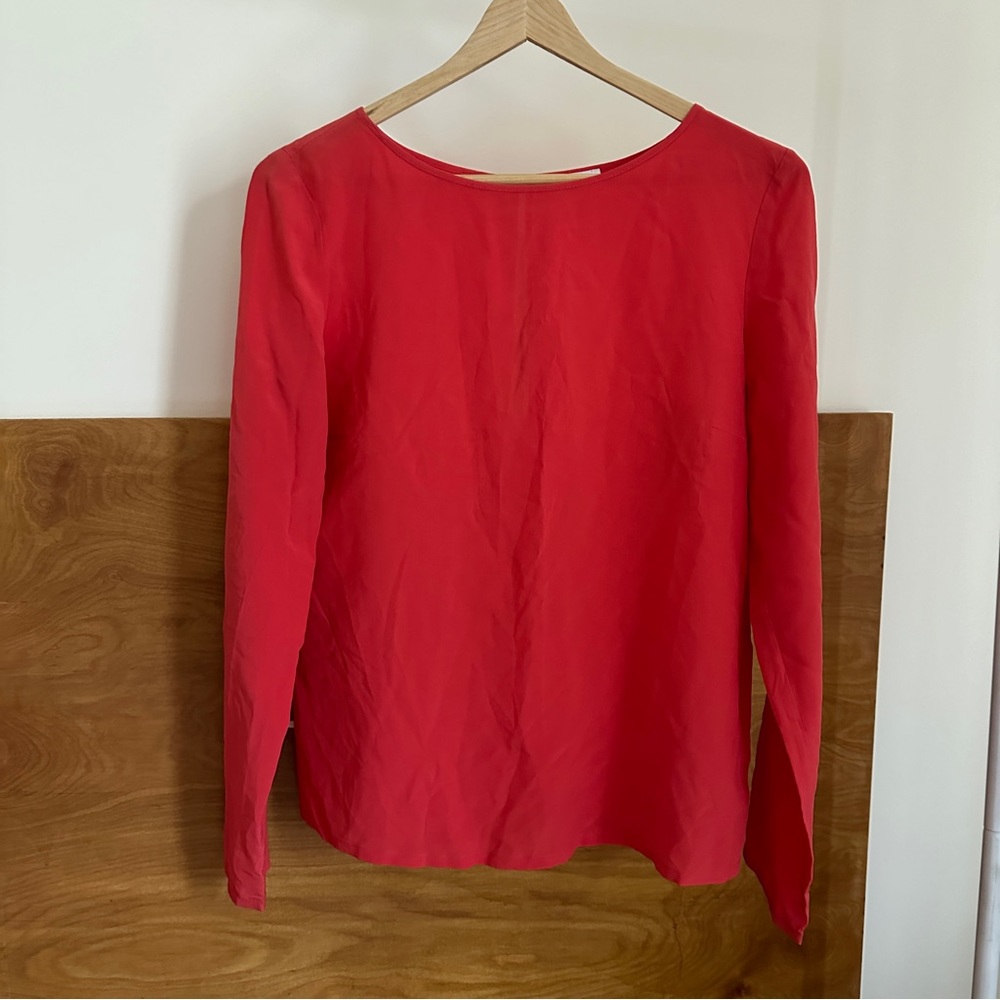 PATRIZIA PEPE red silk shirt